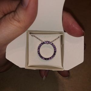 *NEW* Avon Purple Circle Necklace